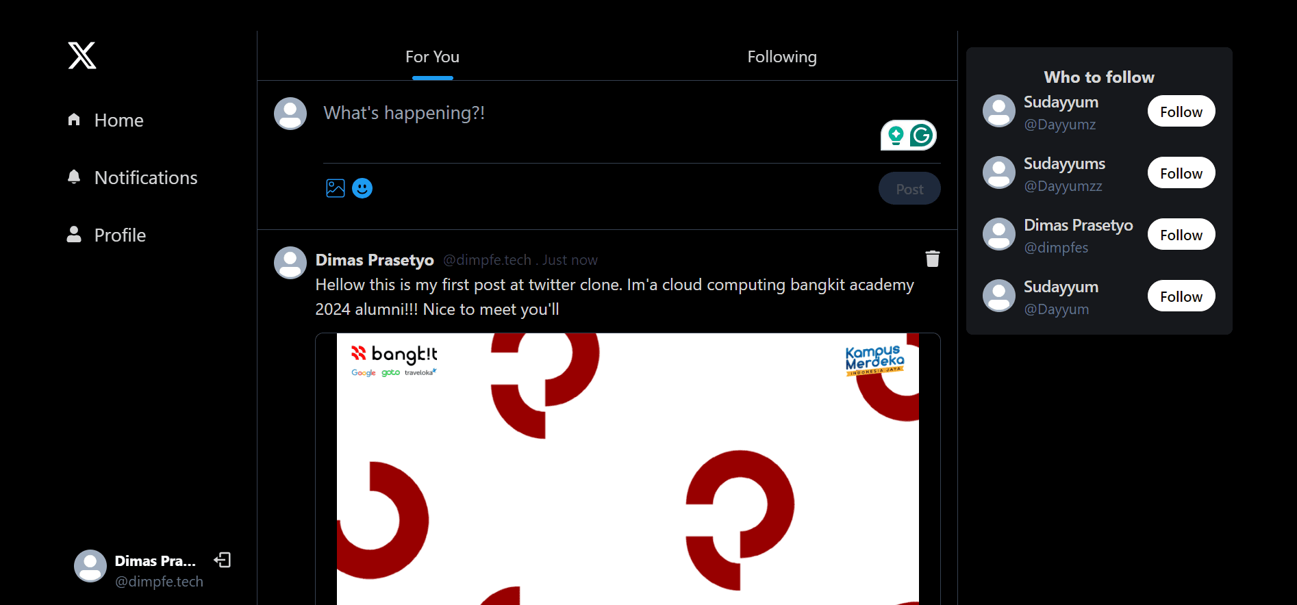 Twitter Clone
